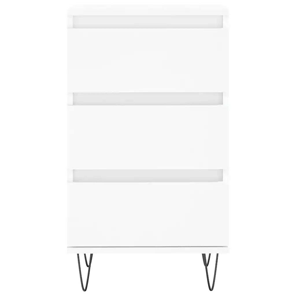 Credenza Bianca 40x35x70 cm in Legno Multistrato 831092