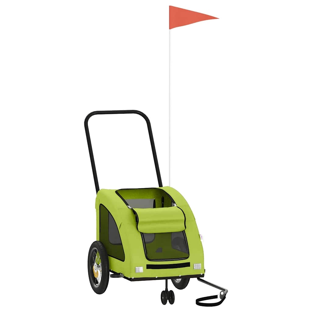 Rimorchio/carrello per animali domestici verde 02_0044237