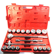 Trade Shop - Set Chiavi A Bussola 3/4 21 Pz. 19-50mm Per Camion E Trattori Chrome Vanadium -