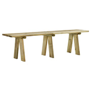Panchina da Giardino | Panca da Giardino 160 cm in Massello di Pino Impregnato