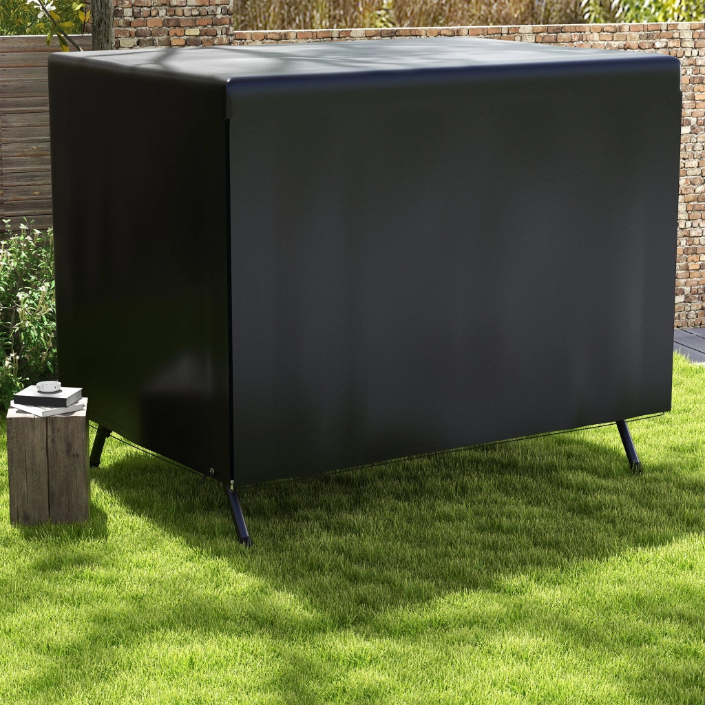 Copertura Protettiva per Altalena da Giardino ¨C zephmum ¨C Nero 215x155x150 cm