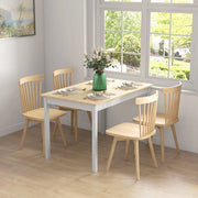 TAVOLO DA PRANZO stile casa di campagna 120 x 75 cm in pino naturale