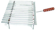 GRATICOLA IN ACCIAIO INOX CON RACCOGLI SUGO cm. 40x35