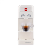 Illy caffè, macchina da caffè a capsule iperespresso y3.3 bianca