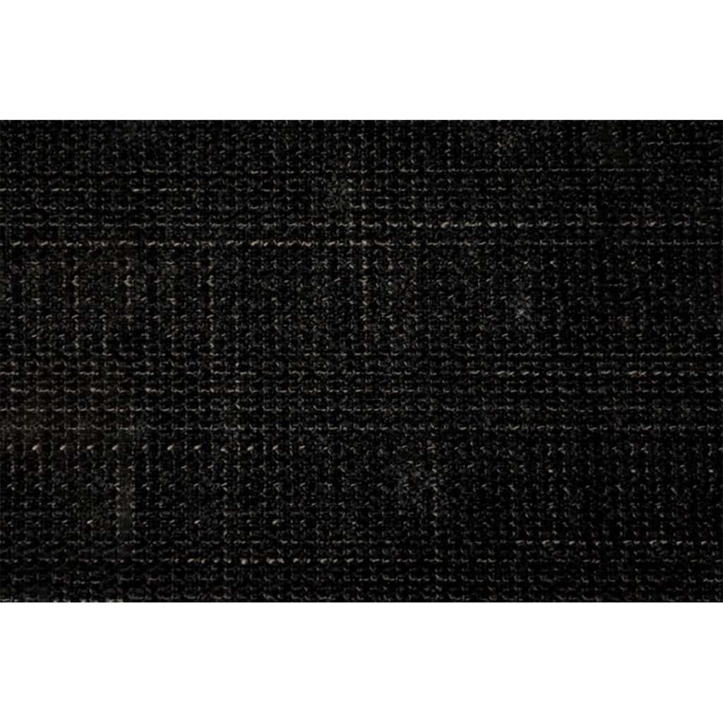 Testiera in tessuto natté nero imbottita L150 cm