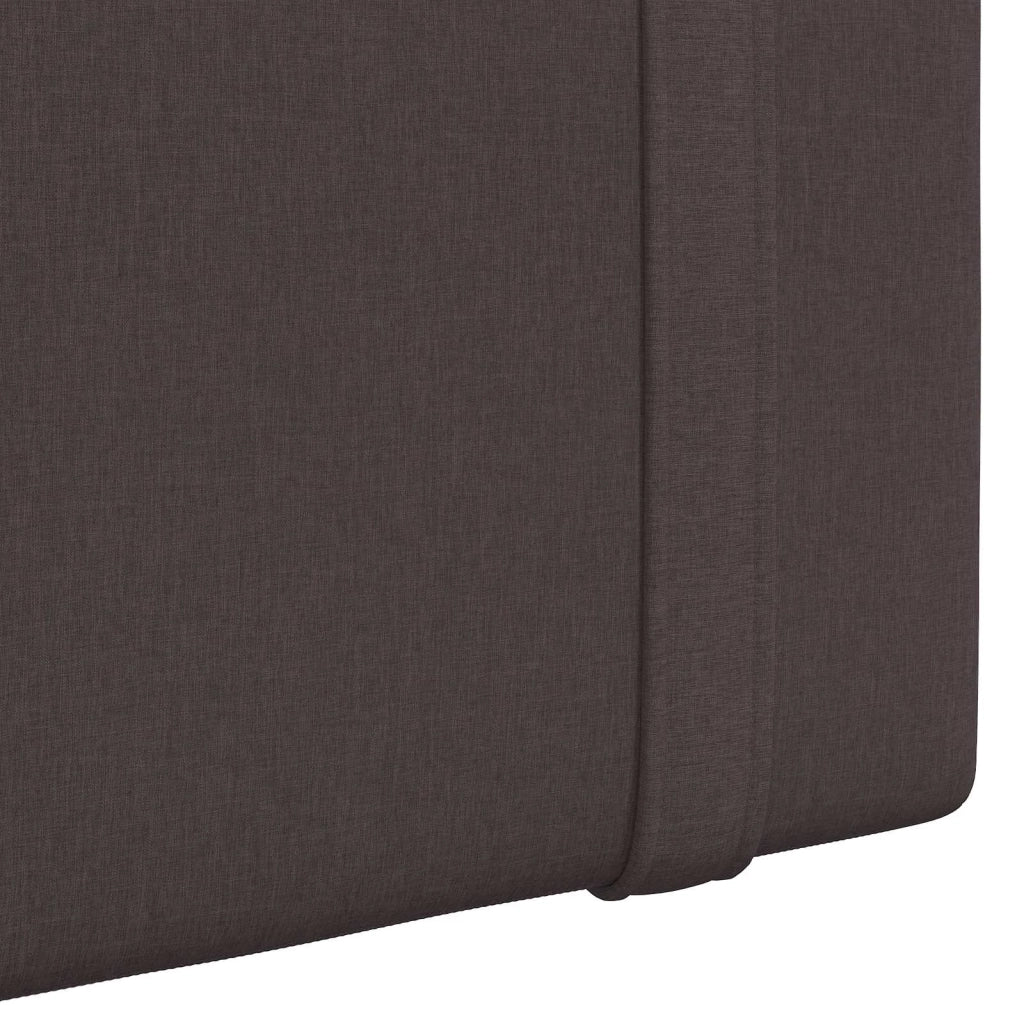 Testiera sospesa Marrone Scuro Tessuto