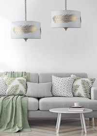 Lampada pendente House in Metallo Farn Oro