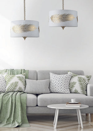 Lampada pendente House in Metallo Farn Oro