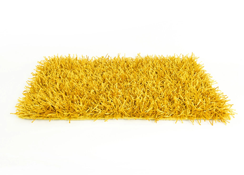 Tappeto Da Cucina E Da Salotto Modello Shaggy - 160x230cm - Oro