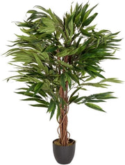 Pianta da appartamento alta 130 cm verde 588 foglie grande pianta da interni mangiafuoco pianta da vaso albero finto