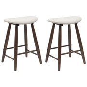 Sedie da pranzo 2 pz | Sedie da cucina Marrone Chiaro 46 x 37 x 63 cm