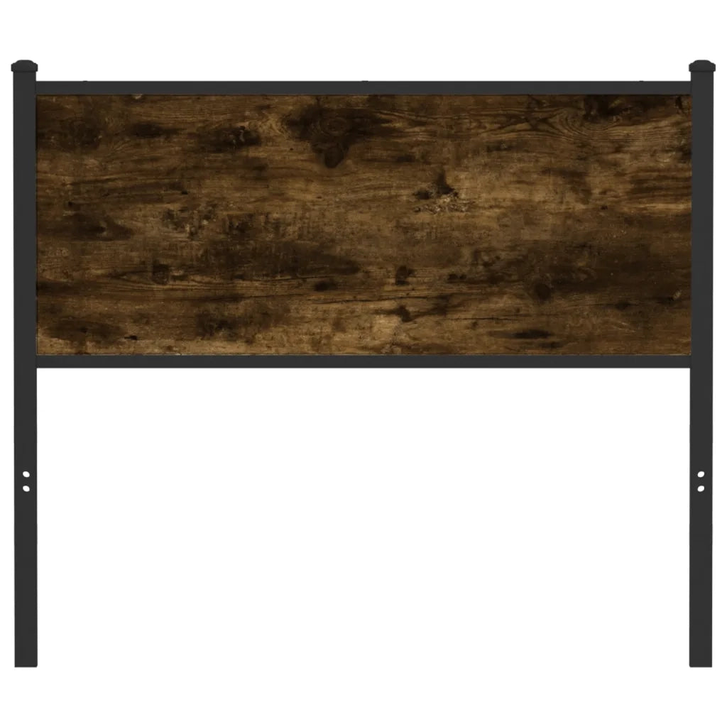 Testiera di Ricambio Rovere Fumo 107 cm in Legno Multistrato e Acciaio 4007697
