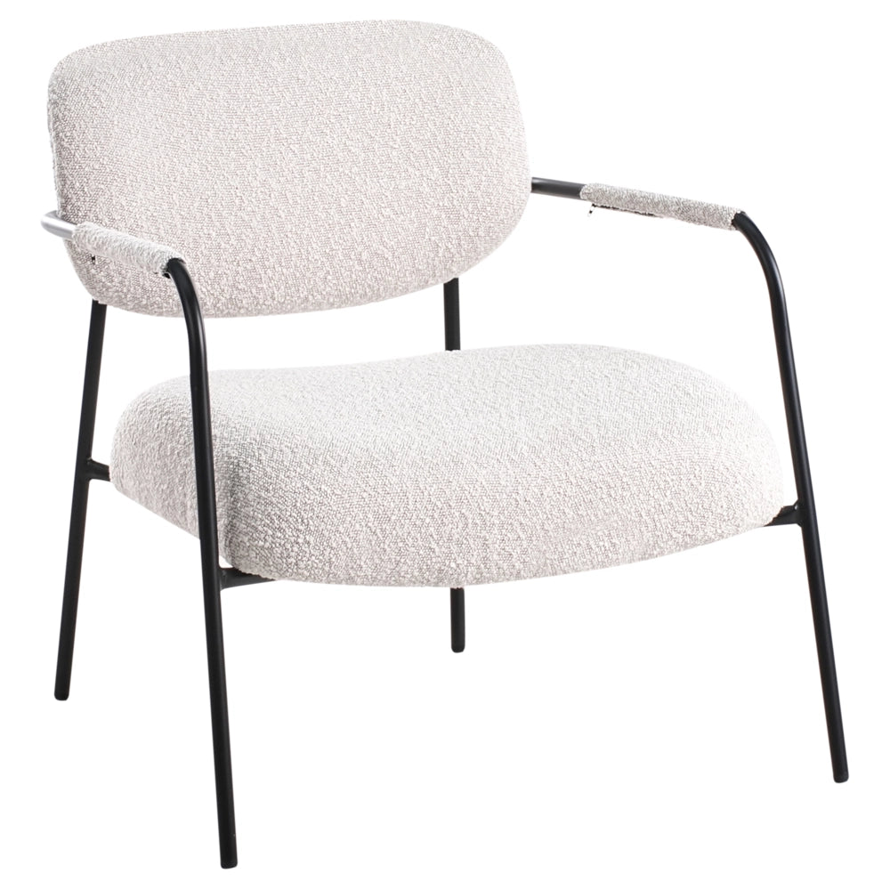 Poltrona Poliestere beige chiaro Imbottitura in metallo Struttura in metallo Secolo Moderno