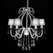 Lampadario con 2300 Cristalli Bianchi CFW1282066