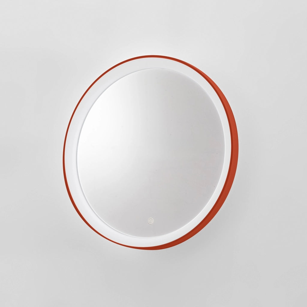 KRIZIA A/M - Applique Led 30W Dimmerabile con Specchio, Touch CCT 3000K-4000K, Antiappannamento, Finitura Terracotta - Gealuce