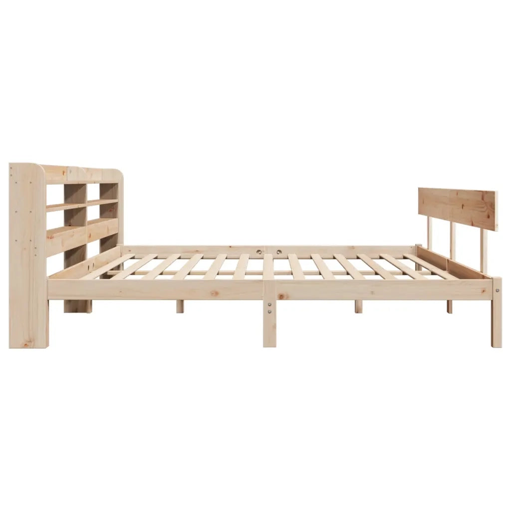 Letto senza Materasso-Struttura Letto 180x200 cm in Legno Massello di Pino 169466