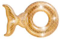 Salvagente Sirena Oro Glitter 147x107x79 cm Intex A56258NP/EP