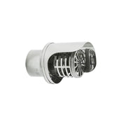 Cappello terminale orizzontale a griglia acciaio inox 100