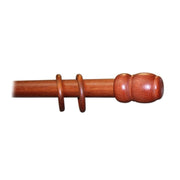 BASTONE LEGNO A STRAPPO D 35 CILIEGIO 180CM S/SUPP.