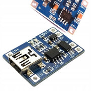 Caricabatterie Li-Ion TP4056 – Mini USB 5V 1A | Tensione Ingresso 4.5V-5.5V, Corrente Massima 1A