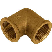 GOMITO FEMMINA/FEMMINA OTTONE GIALLO 3/4x3/4 - MADE IN ITALY