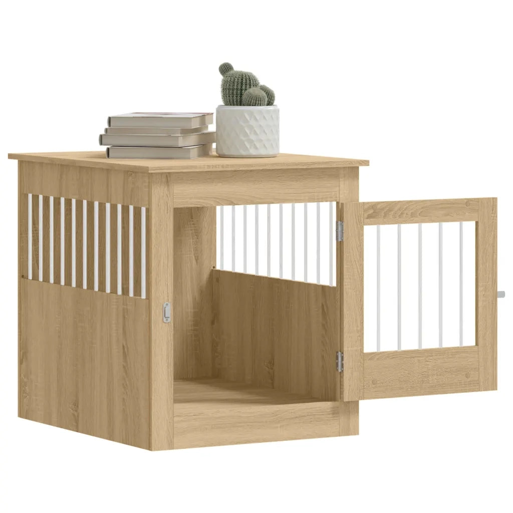Gabbia Cani Arredamento Rovere Sonoma 64,5x80x71cm Multistrato CFW7999158