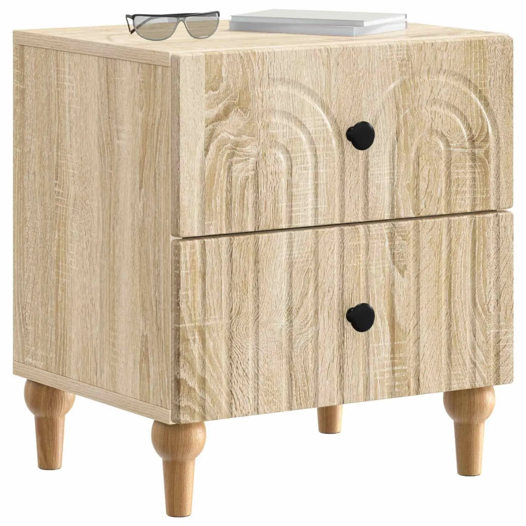 Armadio da Notte 2 pcs Rovere Sonoma 43 x 34,5 x 48 cm 894070