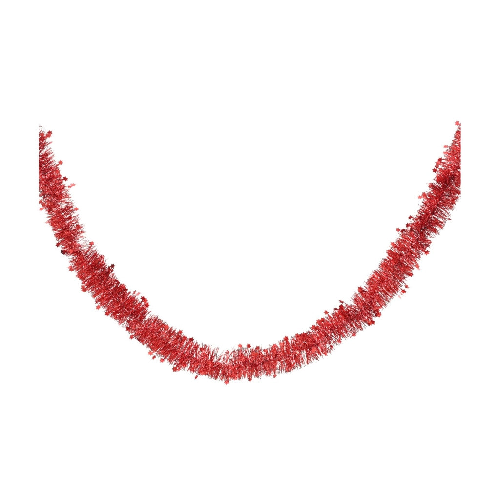 Ghirlanda pet rossa d9cm x 270cm