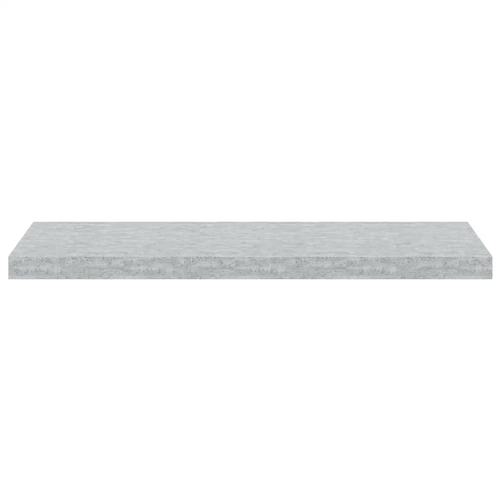 Scaffali a Parete 2 pz Grigio Cemento 80x23,5x3,8 cm in MDF cod mxl 33596