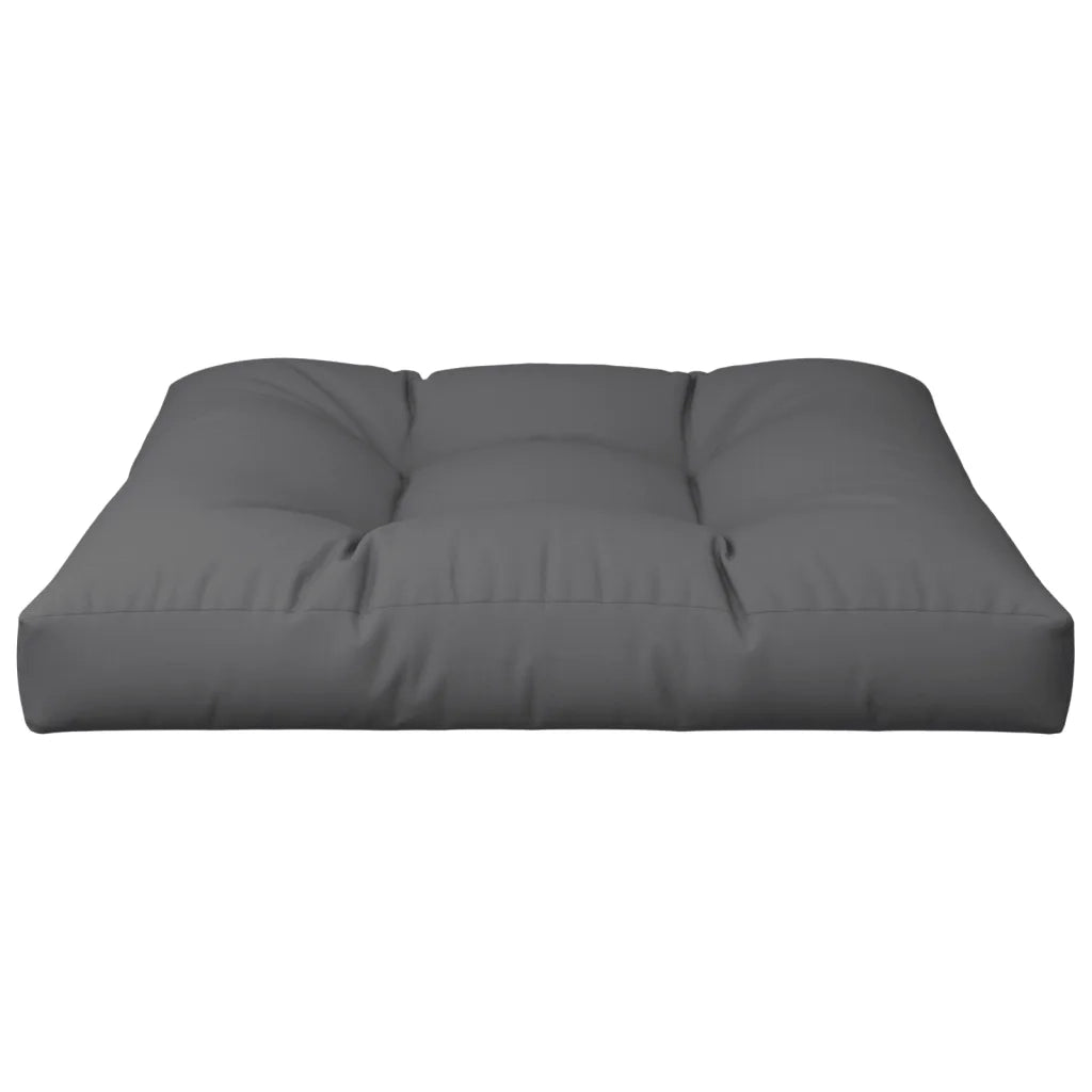 Cuscino per Pallet Antracite 80x80x12 cm in Tessuto 360491
