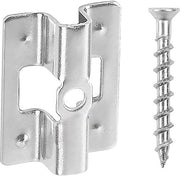 Clips di fissaggio per pannelli WPC - 100 pezzi - In acciaio inossidabile - Compreso viti - Altezza 6-9 mm - Resistente agli urti