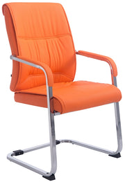 Sedia XL Anubis in similpelle arancione