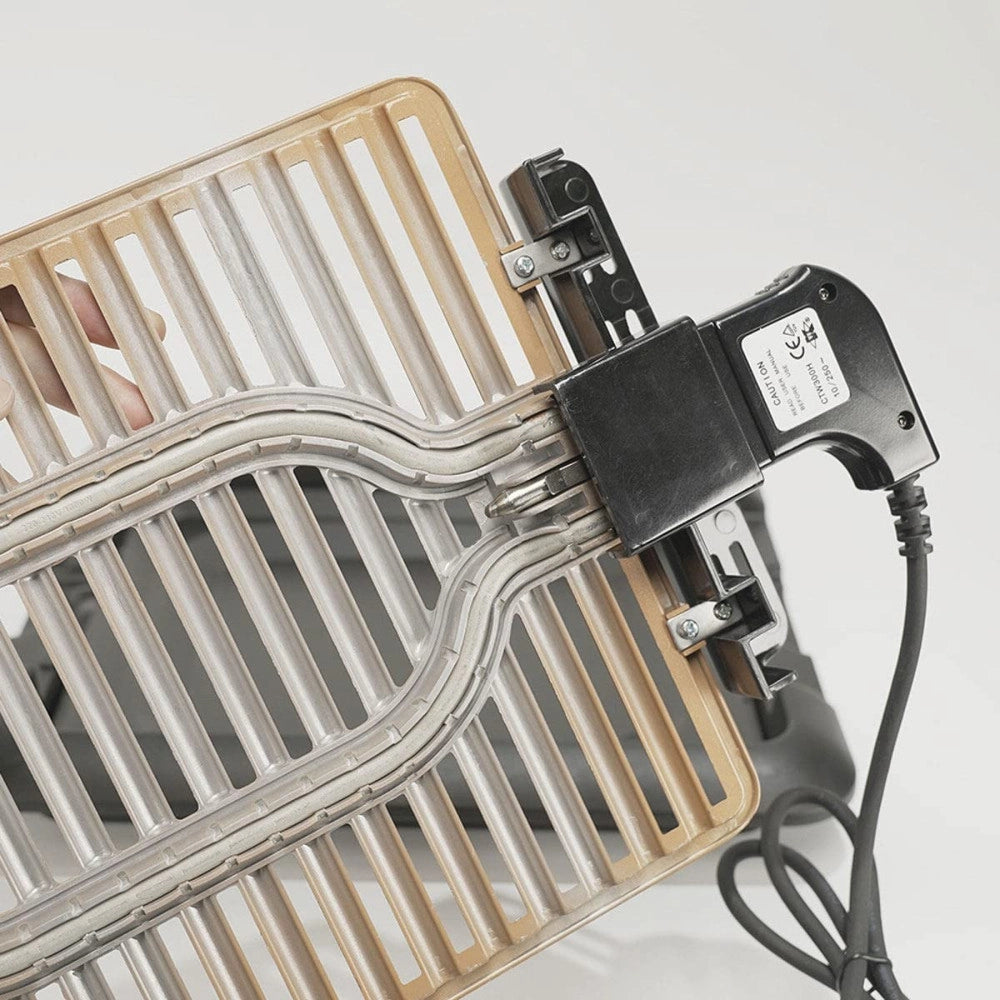 Trade Shop - Griglia Elettrica Antifumo 1000w Q-hb67 Grill Senza Fumi Piastra Antiaderente -