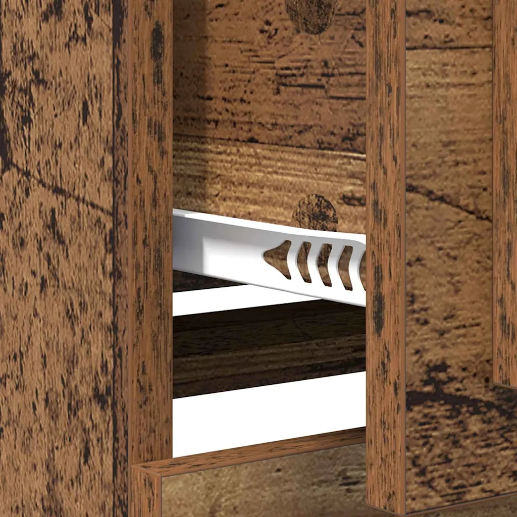 Sideboards con cassetto 2 pcs Legno vecchio 70 x 35,5 x 67,5 cm 3402659