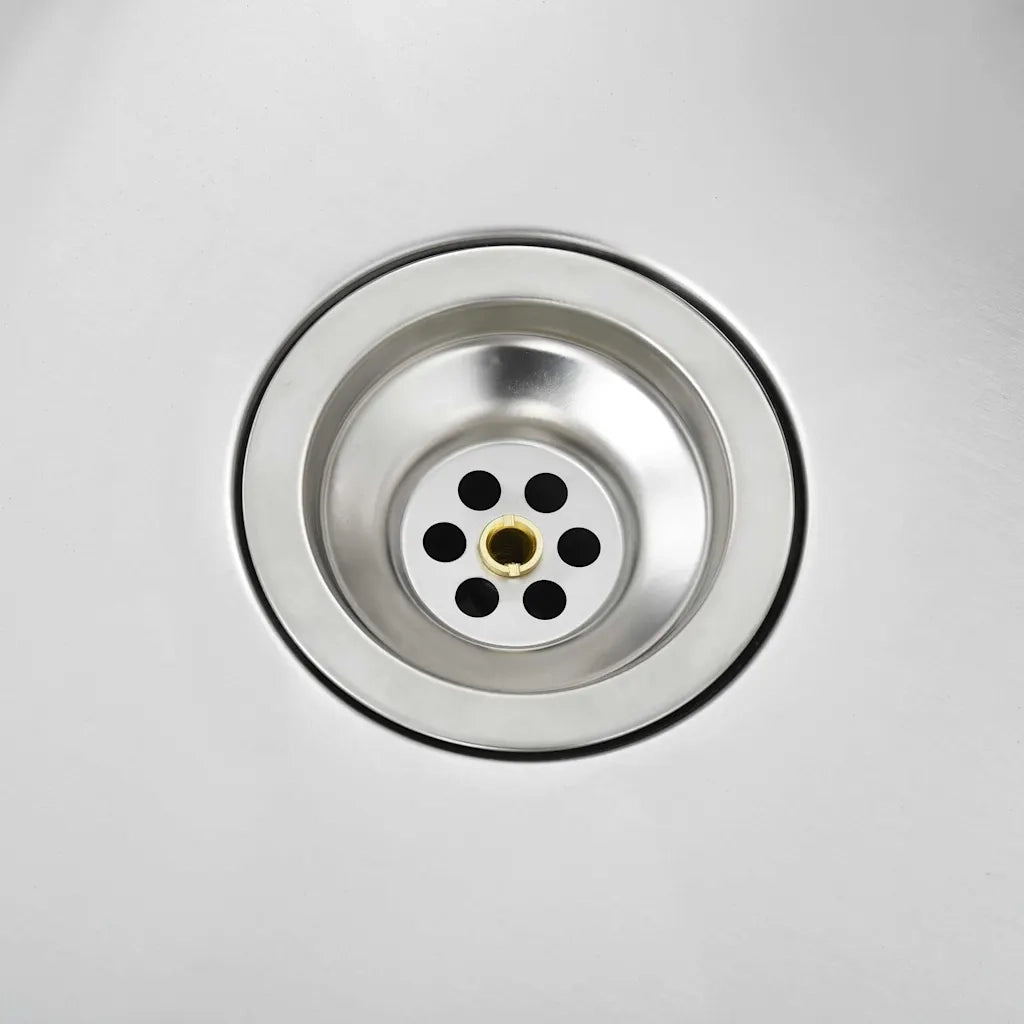 Lavello da Cucina Lavorato a Mano con Filtro in Acciaio Inox CFW6911432