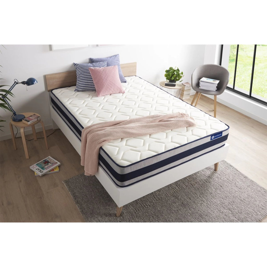 Materasso matrimoniale Actilatex ergo 200x200cm - Spessore : 24cm - Lattice e memory foam - Rigido