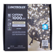 LUCI LED BIANCO CALDO ESTERNO 1000 LED