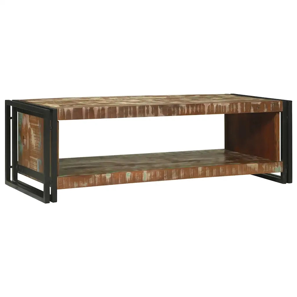 Tavolino da salotto 120 x 50 x 38 cm Legno Recuperato Massello 4104714