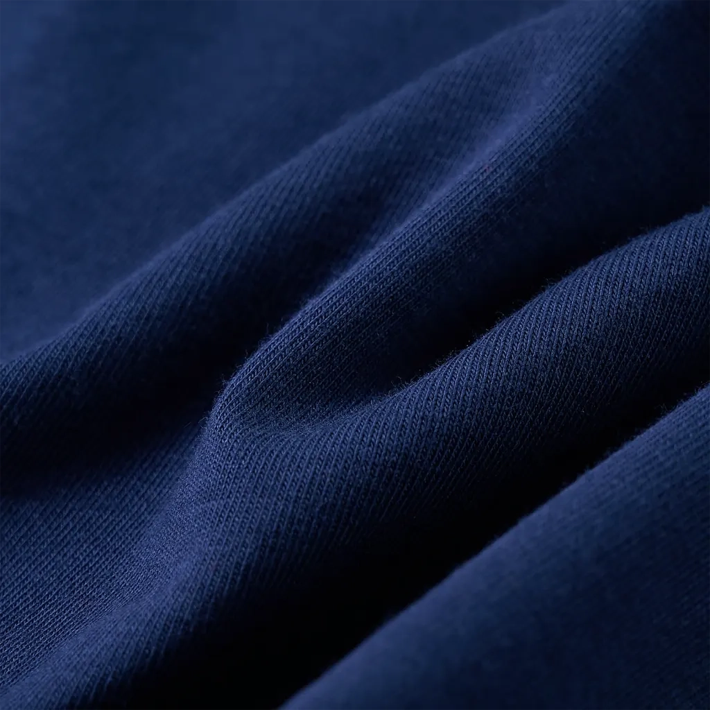 Maglietta da Bambina a Maniche Lunghe Blu Marino 128 13517