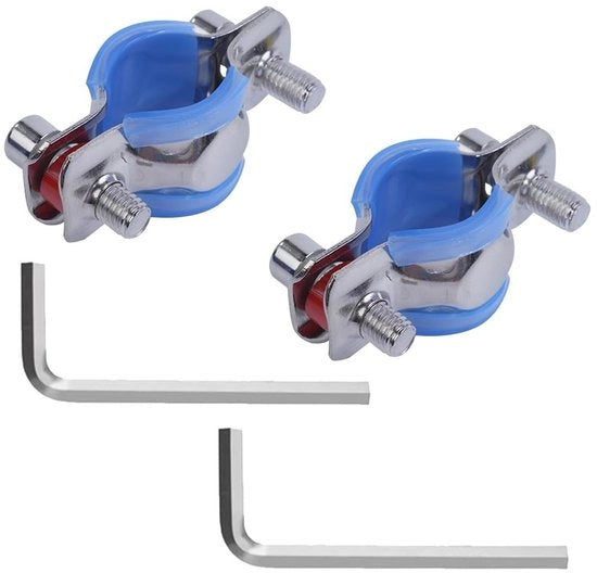 Set di 2 Pannelli Antiscivolo per Bureaustoole in Acciaio Inossidabile 304 - Raggio di Azionamento 25-27 mm - Previene il Movimento e il Distacco