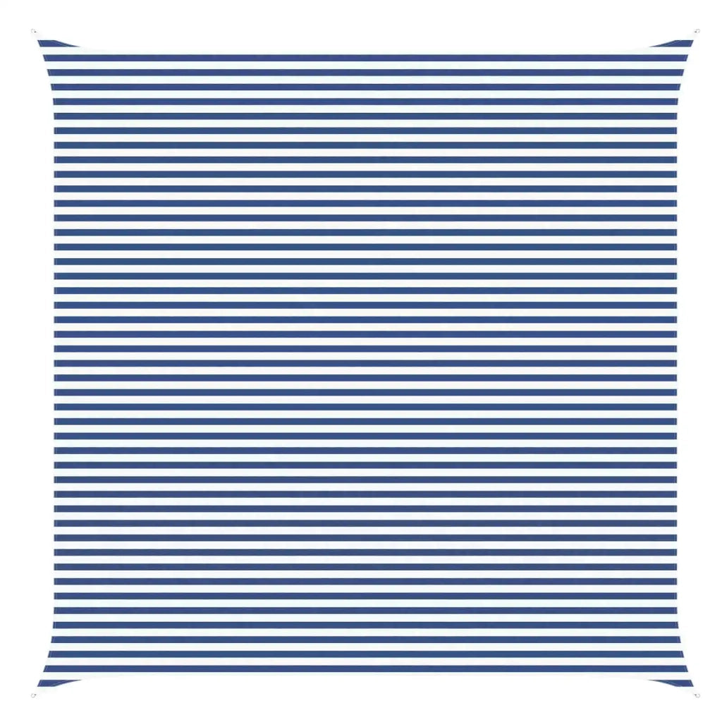Vela da ombra solare Blu e Bianco 6 x 6 m