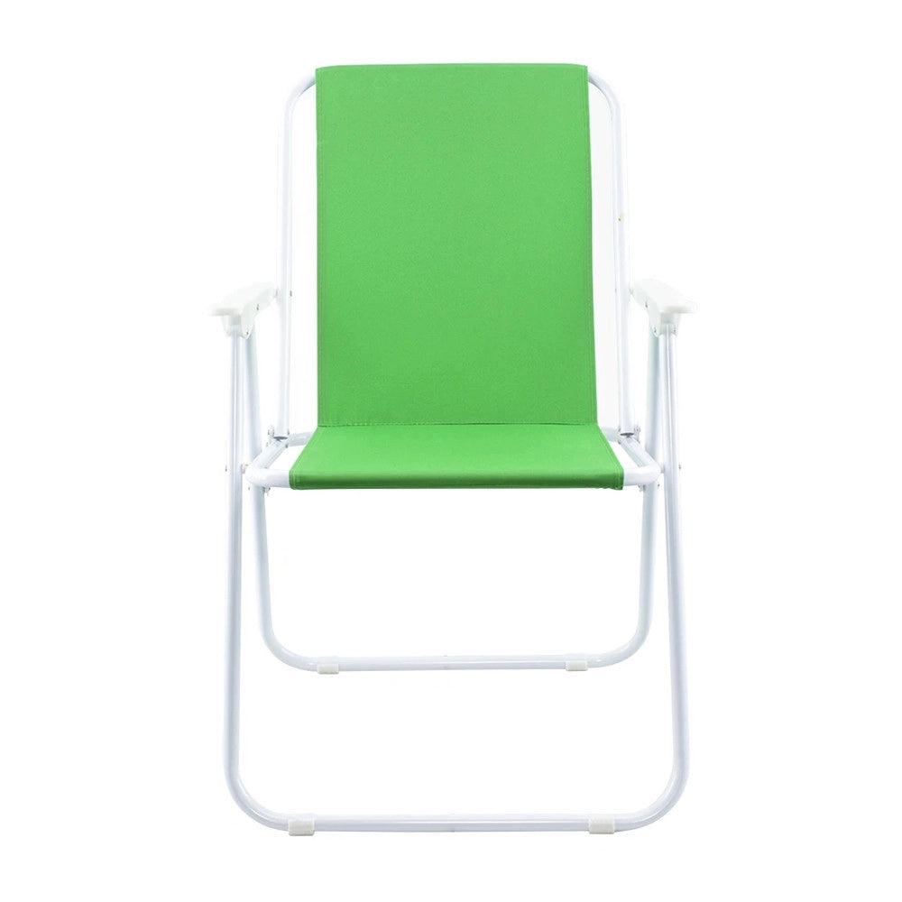 Trade Shop - Sedia Relax Spiaggina Mare Giardino In Acciaio Pieghevole Campeggio Tinta Unita 285004 -