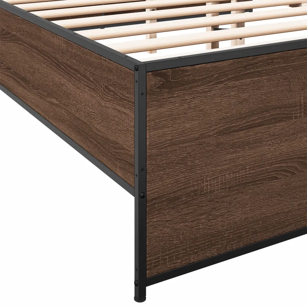 Giroletto Rovere Marrone 150x200cm in Legno Multistrato Metallo 3279886