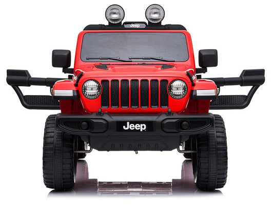 Macchina Elettrica per Bambini 12V con Licenza Jeep Rubicon Rossa