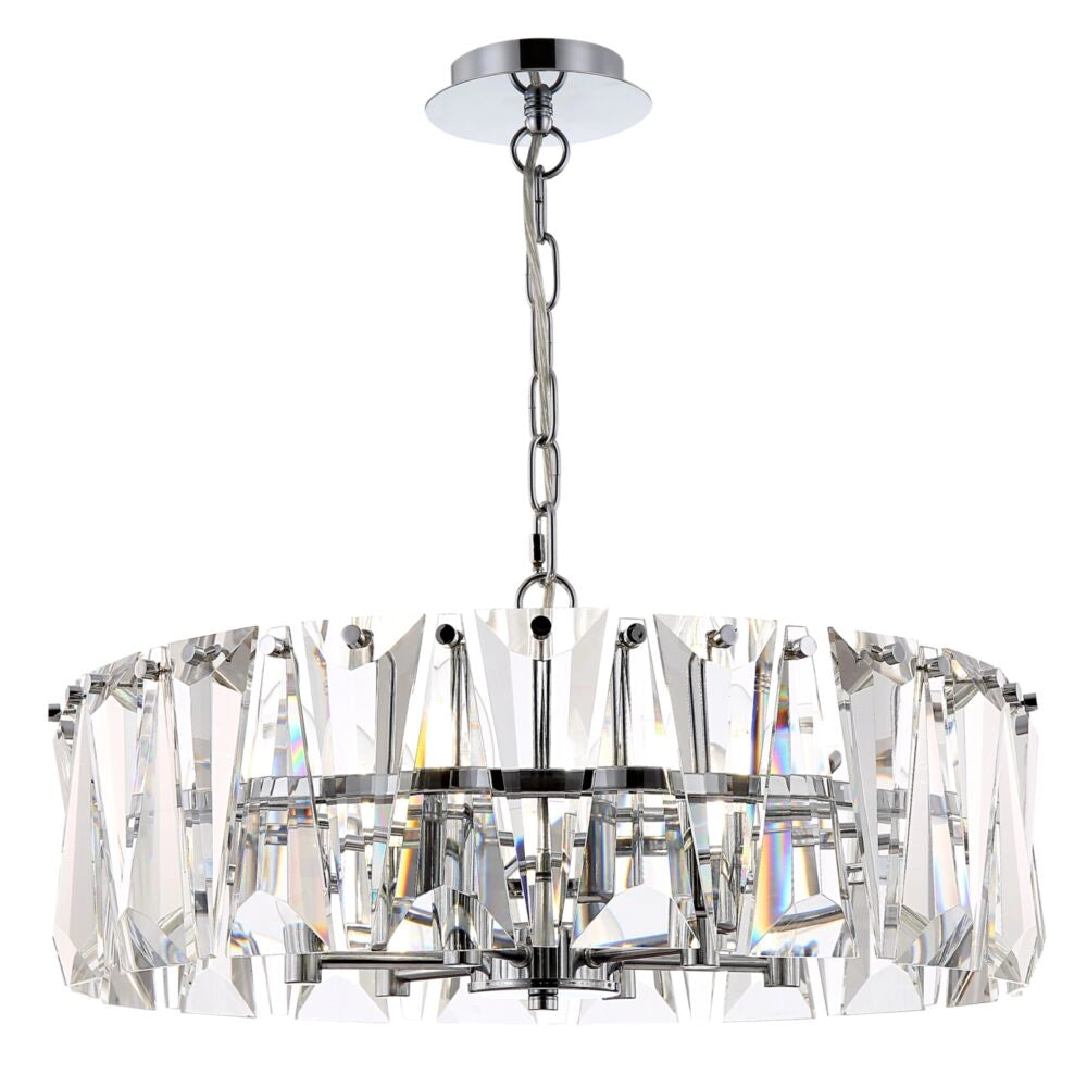 Lampadario Maytoni Puntes cristallo cromo 6xE14 Ø52