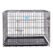 Trasportino per cani nero pieghevole e portatile taglia L (91 x 58 x 64 cm) 3712014