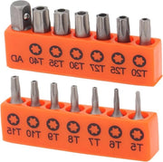 Set di Bit per Chiave a Stella Resistente al Tampering per Riparazioni Elettroniche Industria Domestica - 14pz
