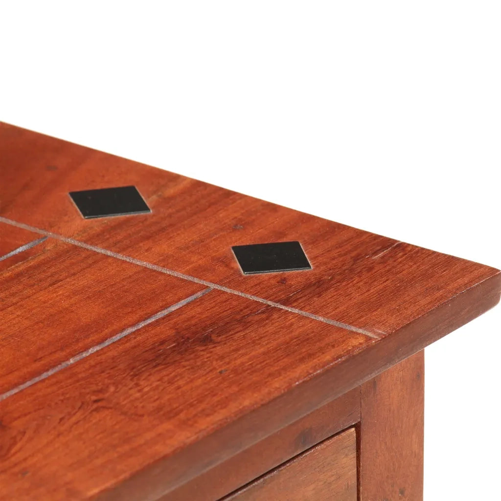 Comodino 40x30x50 cm in Legno Massello di Acacia 286265