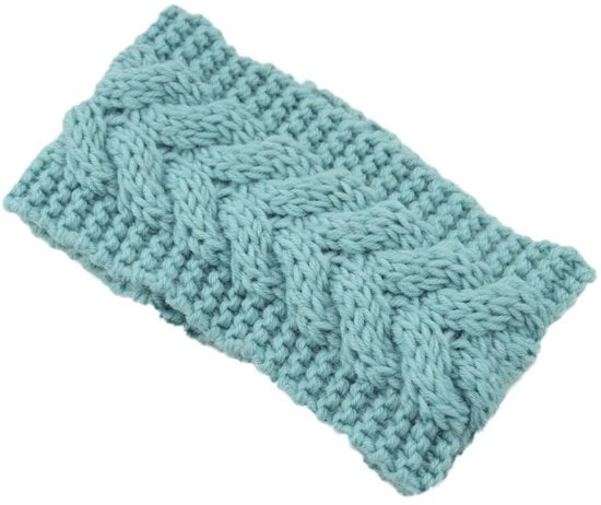 Cintura calda per protezione udito elastica - Fascia per capelli intrecciata - Cintura per capo ampia - Outdoor/Sport - Bicicletta/Yoga - Dimensioni 21x11 cm