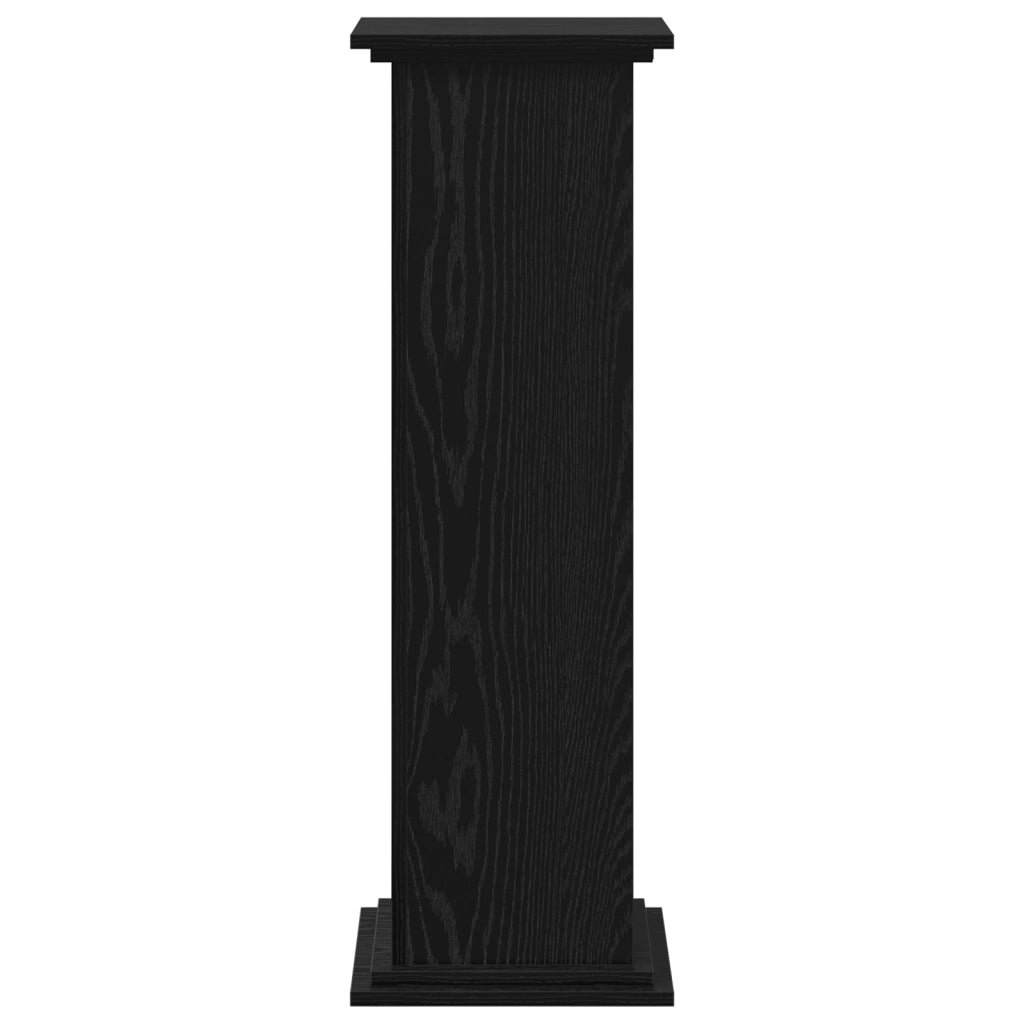 Supporto per piante Rovere Nero 33 x 33 x 100 cm 869238